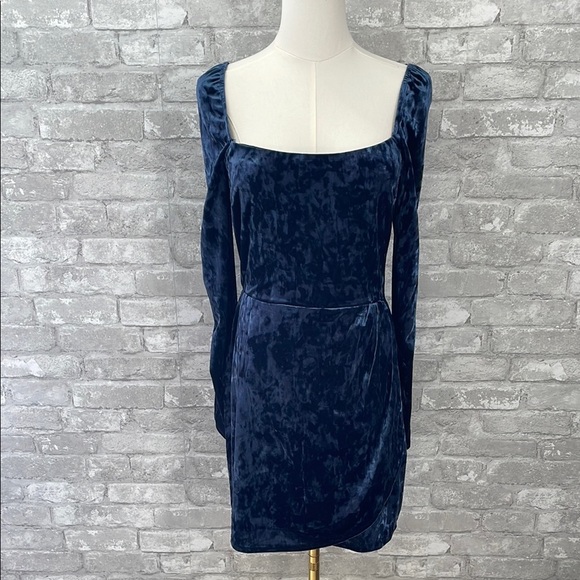 Francesca's Collections Dresses & Skirts - Francesca's Collections mi ami Leticia Waisted Velvet Mini Dress